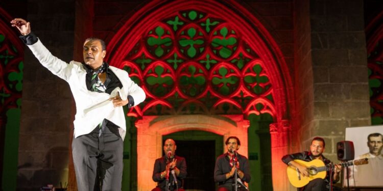 Fernando Jiménez. Viernes Flamencos en la Peña Tío José de Paula, Jerez. 8 agosto 2025. Foto: Esteban Abión