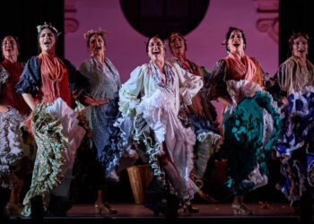 Ballet Flamenco de Andalucía. I Bienal de Granada. Colegio Mayor Santa Cruz la Real, Granada. 9 sep 2025. Foto: Fermín Rodríguez