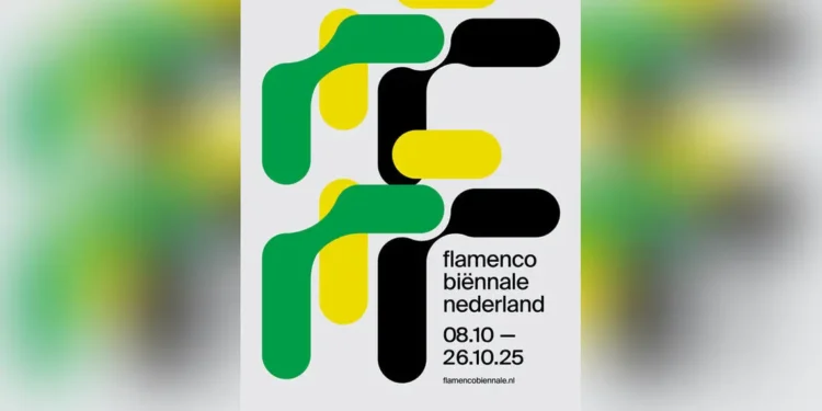 Cartel Bienal de Flamenco Paises Bajos 2025