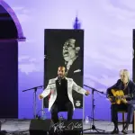 Moisés Vargas. Concurso Nacional de Cante Jondo Antonio Mairena. Casa Palacio Duques de Arcos, Mairena del Alcor, Sevilla. 5 sep 2025. Foto: Kiko Valle