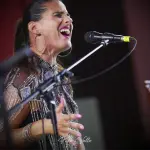 Isabel Leñero. Concurso Nacional de Cante Jondo Antonio Mairena. Casa Palacio Duques de Arcos, Mairena del Alcor, Sevilla. 5 sep 2025. Foto: Kiko Valle