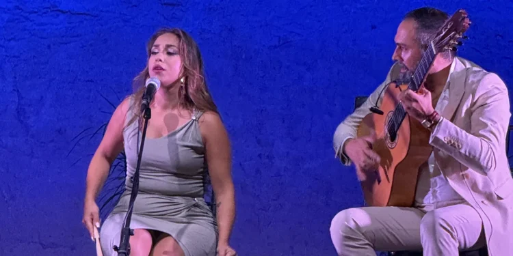 María Terremoto y Nono Jero. XLV Festival Flamenco Joaquín el de la Paula. Jardines del Auditorio Riberas del Guadaíra, Alcalá de Guadaíra (Sevilla). 20 sep 2025. Foto: Carmen Arjona