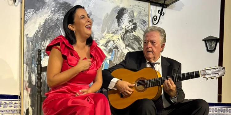 Laura Vital y Eduardo Rebollar, en Torres Macarena. Foto: Jesús Naranjo