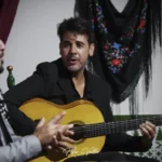 Juan Manuel Moreno. Recital de cante de Manuel Pajares. Peña Flamenca El Niño de la Jara, Martín de la Jara, Sevilla. 26 sep 2025. Foto: Kiko Valle