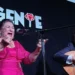 María Vargas y José Gálvez, en la primera parte del recital. Peña Buena Gente, Jerez. Foto: Juan Garrido