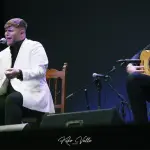 Luis Ortega y Álvaro Mora. Semifinal del Circuito Andaluz de Jóvenes Flamencos. LXIV Festival de Cante Jondo Antonio Mairena. Mairena del Alcor, Sevilla. 2 sep 2025. Foto: Kiko Valle