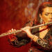La flautista Ostalinda Suárez. Foto: Cante Las Minas