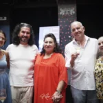 María José Gómez Cruzado, Mario González, María Vargas, José María Castaño y Angelita Gómez. IV Bienal de Flamenco de Cádiz, Jerez y los Puertos. La Guarida del Ángel, Jerez. 3 oct 2025. Foto: Kiko Valle