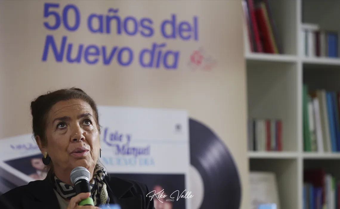 Lole Montoya. Mesa redonda Cincuenta aniversario de 'Nuevo día'. Instituto Andaluz del Flamenco, Sevilla. 5 nov 2025. Foto: Kiko Valle