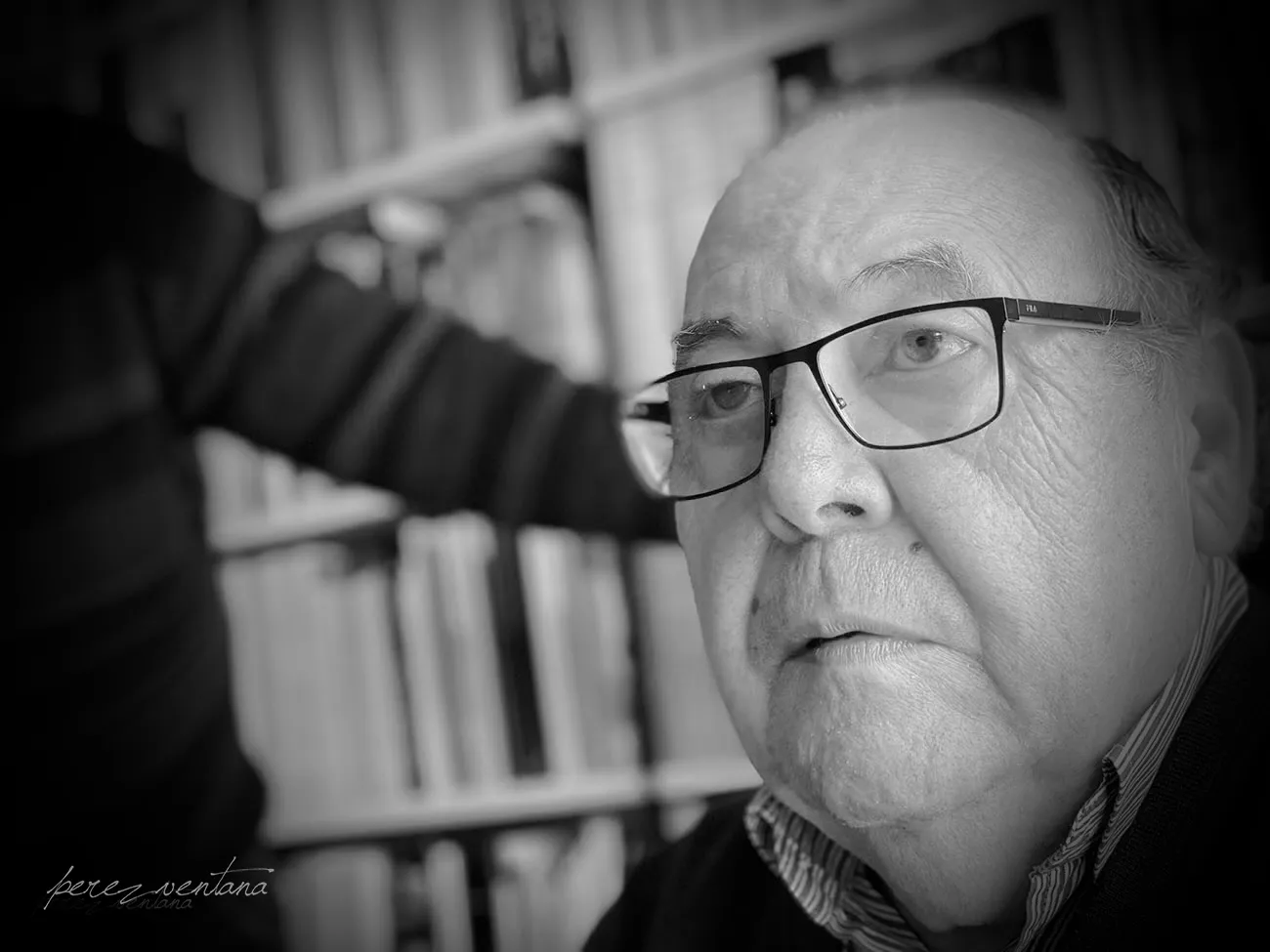 Emilio Jiménez Díaz, en su residencia de Córdoba en 2021. Foto: perezventana