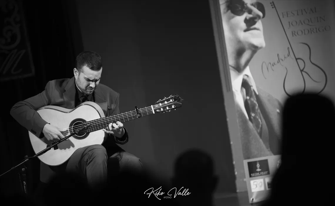 Recital de José Fermín Fernández. I Festival Internacional de Guitarra Joaquín Rodrigo. Ateneo de Madrid. 9 nov 2025. Foto: Kiko Valle
