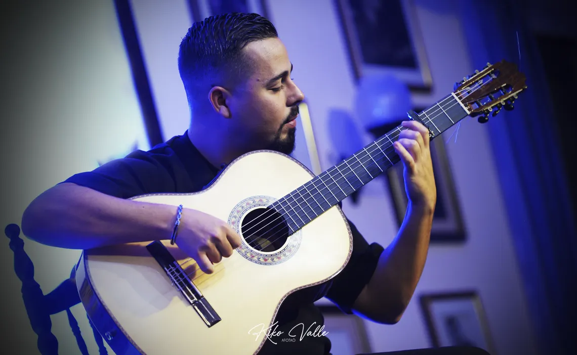 Carlos León. 50º aniversario de 'Nuevo día'. Peña Flamenca Torres Macarena, Sevilla. 6 nov 2025. Foto: Kiko Valle