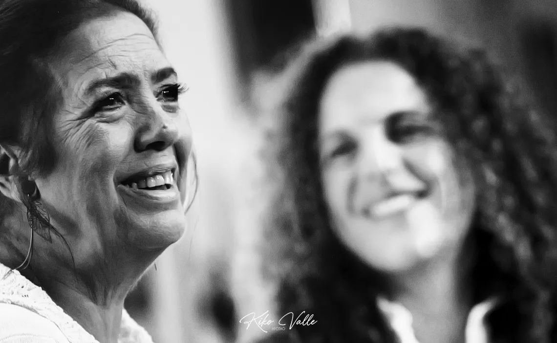 Lole Montoya y Ángeles Cruzado. 50º aniversario de 'Nuevo día'. Peña Flamenca Torres Macarena, Sevilla. 6 nov 2025. Foto: Kiko Valle