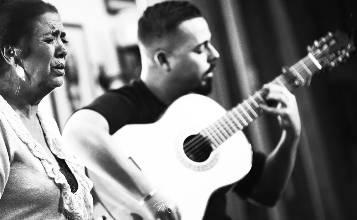 Carlos León. 50º aniversario de 'Nuevo día'. Peña Flamenca Torres Macarena, Sevilla. 6 nov 2025. Foto: Kiko Valle
