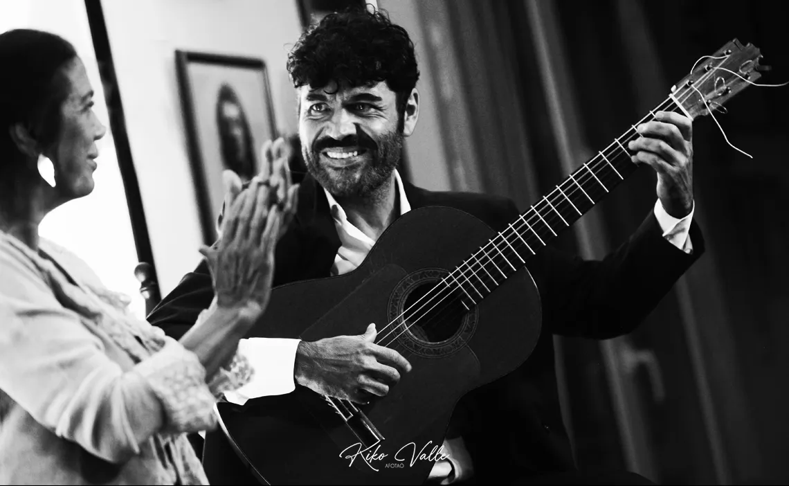 Lole Montoya y Joselito Acedo. 50º aniversario de 'Nuevo día'. Peña Flamenca Torres Macarena, Sevilla. 6 nov 2025. Foto: Kiko Valle