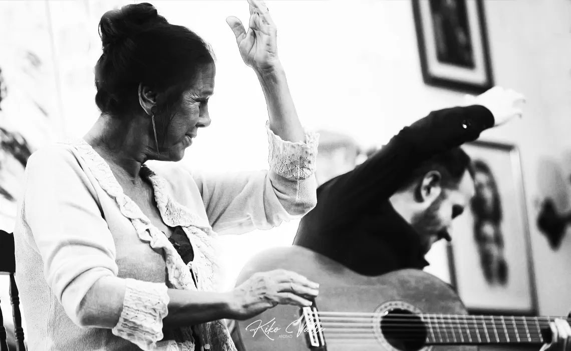 Lole Montoya y Diego del Morao. 50º aniversario de 'Nuevo día'. Peña Flamenca Torres Macarena, Sevilla. 6 nov 2025. Foto: Kiko Valle