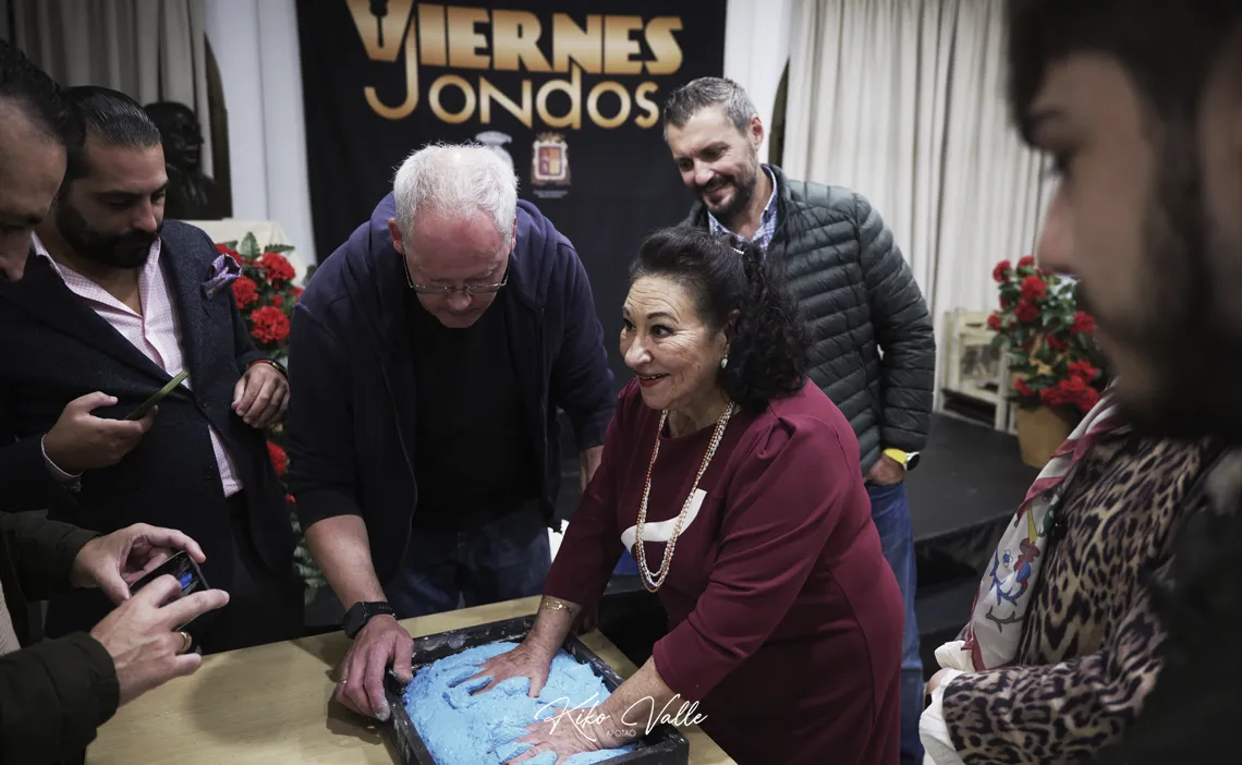 María Vargas, en la Casa del Arte Flamenco Antonio Mairena. Mairena del Alcor, Sevilla. Foto: Kiko Valle