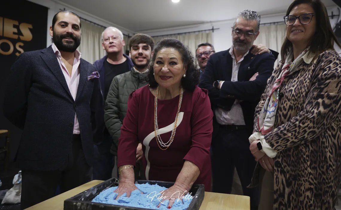 María Vargas, en la Casa del Arte Flamenco Antonio Mairena. Mairena del Alcor, Sevilla. Foto: Kiko Valle