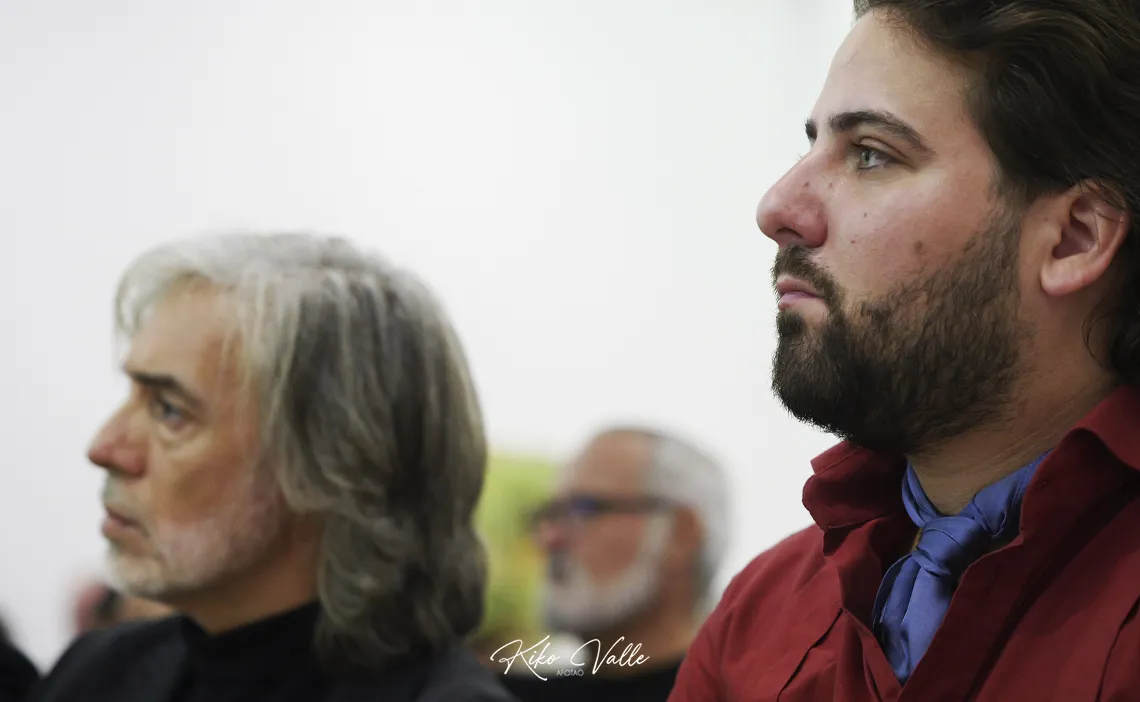 Juanelo. Presentación del ciclo 'Los gitanos y el flamenco', de la Federación Provincial de Entidades Flamencas. Casa de la Provincia, Sevilla. 13 nov 2025. Foto: Kiko Valle