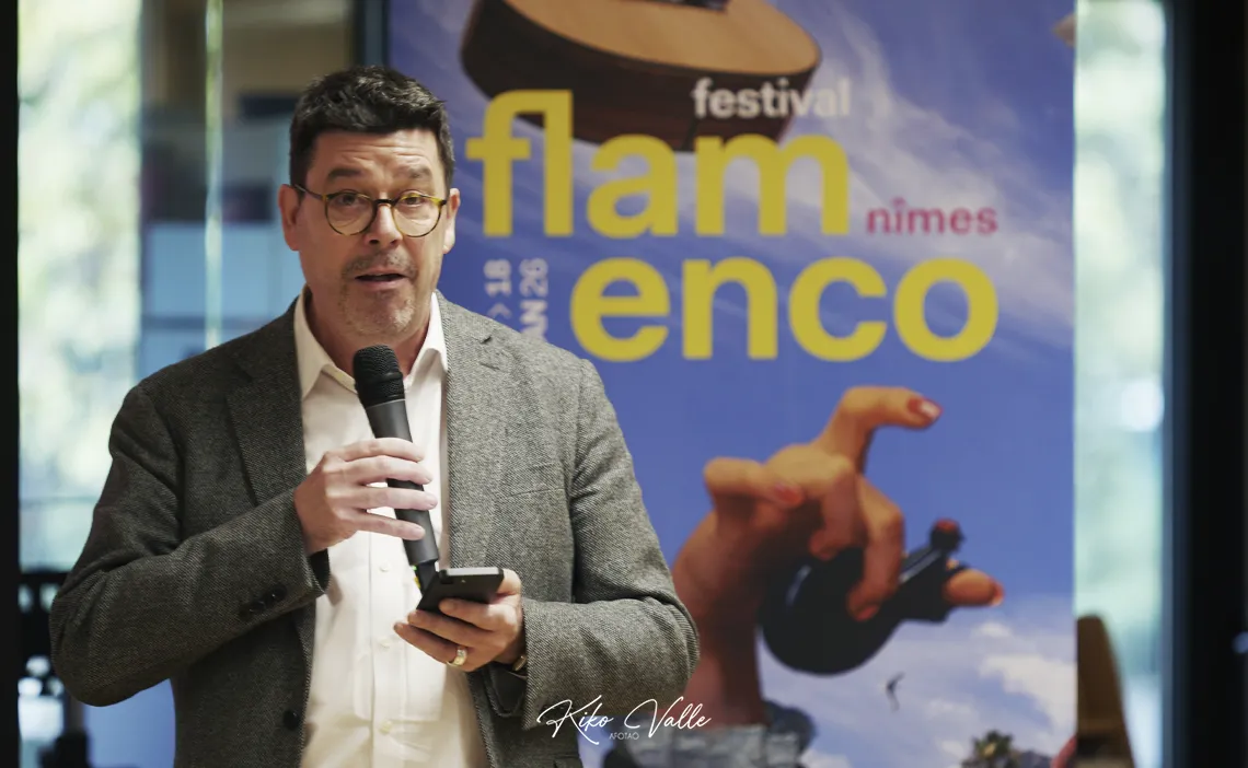 Presentación del Festival Flamenco de Nimes. Instituto Francés de Madrid. 19 nov 2025. Foto: Kiko Valle