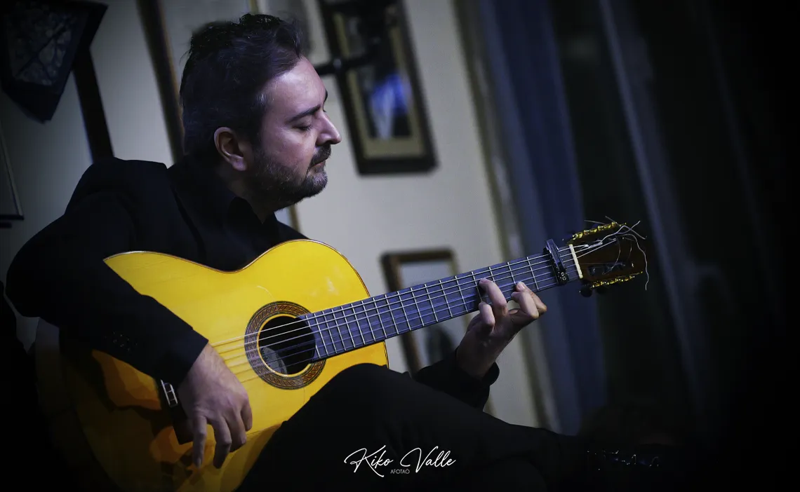 Paco Iglesias. Recital de baile de Tete Fernández. Peña Torres Macarena, Sevilla. 17 dic 2025. Foto: Kiko Valle