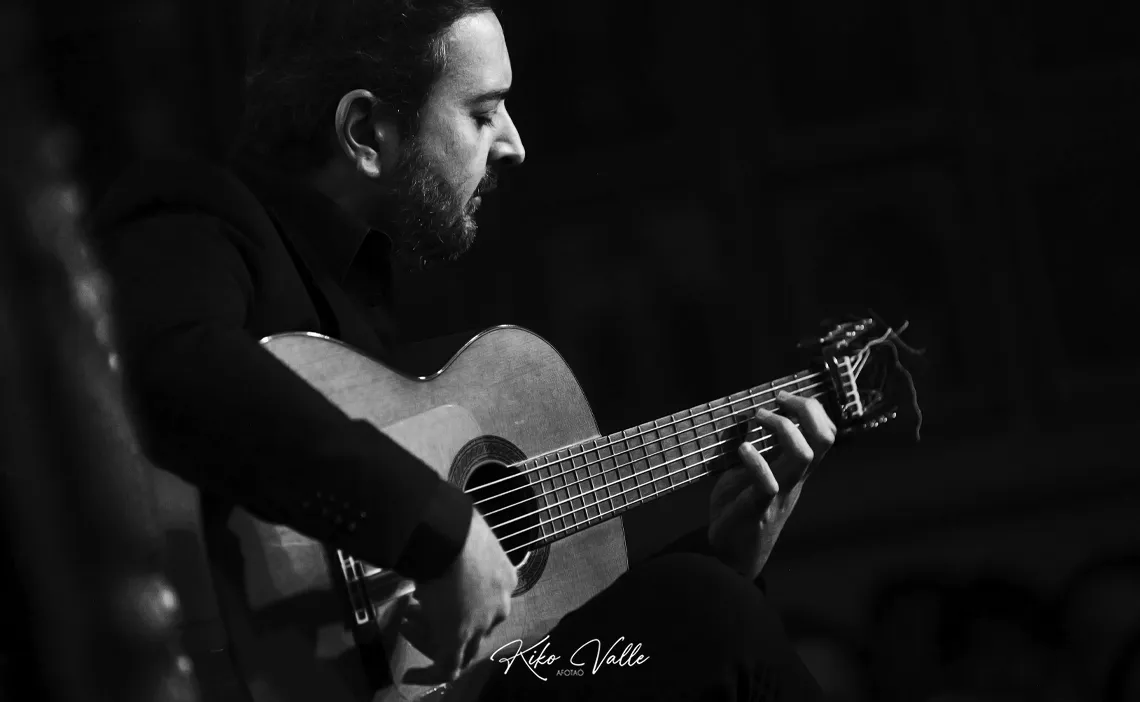 Paco Iglesias. Recital de baile de Tete Fernández. Peña Torres Macarena, Sevilla. 17 dic 2025. Foto: Kiko Valle