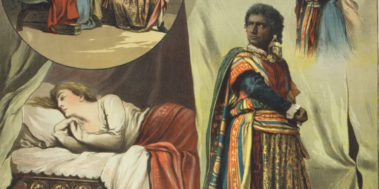 Ilustración de Otelo, de Shakespeare. Thomas Keene.