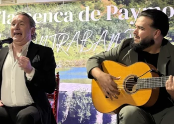 Recital de cante de Caracolillo de Cádiz. Peña Flamenca El Contrabando (Paymogo, Huelva). 31 enero 2026. Foto: Jesús Naranjo