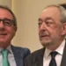Manuel Martín Martín y Luis Soler Guevara, en el homenaje a este último celebrado en la Universidad de Málaga, 2017. Foto: Archivo MMM
