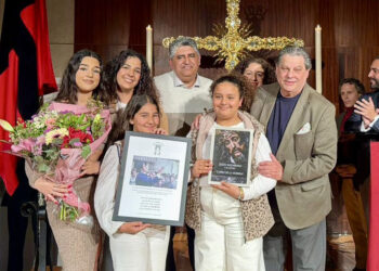 Familias de Curro de la Morena y Joaquín El Zambo. Homenaje a Curro de la Morena. Peña Tío José de Paula, Jerez. Marzo 2026. Foto: Juan Garrido