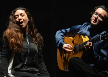 'Los magníficos', de Sandra Carrasco, Andrés Barrios, El Yiyo y David de Arahal. XXX Festival de Jerez. Sala Compañía. 1 mar 2026. Foto: Esteban Abión