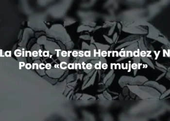 Title text: Pilar La Gineta, Teresa Hernández and Naike Ponce 'Cante de mujer'