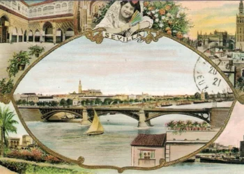 Antigua estampa de Sevilla.