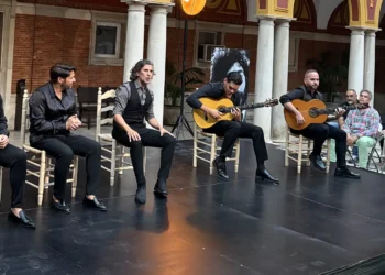 'Tablao', de Arcángel. Festival Flamenco Ciudad de Huelva. Patio del Ayuntamiento de Huelva. 13 junio 2026. Foto: Jesús Naranjo