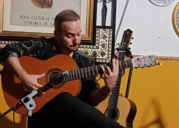 Recital de guitarra de Francis Gómez. Peña Flamenca Femenina de Huelva. 18 junio 2026. Foto: Jesús Naranjo
