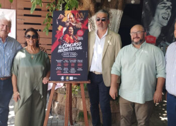 Presentación del cartel del LXIV Concurso Nacional de Cante Jondo Antonio Mairena. Casa Orellana, Mairena del Alcor. 26 junio 2026. Foto: Concurso Mairena