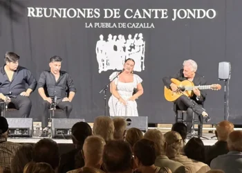 Consuelo Haldón, en la LVII Reunión de Cante Jondo de La Puebla de Cazalla. Foto: Carmen Arjona