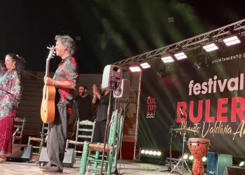 La Favi y Curro Carrasco. XIX Festival de la Bulería ‘Alberto Valdivia Arteaga’. Plaza de Toros de Guillena, Sevilla. 4 julio 2026. Foto: Juan Garrido