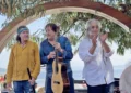 Concierto de Toninho Horta, Rubem Dantas y Jorge Pardo. Playa La Barrosa, San Vicente do Mar (Pontevedra, Galicia). 19 julio 2026. Foto: Faustino Núñez